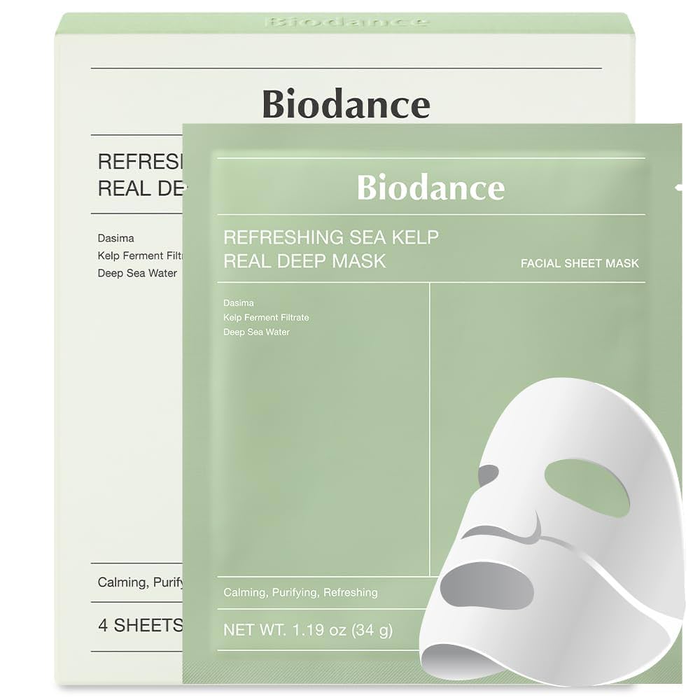 REFRESHING SEA KELP REAL DEEP MASK NET WT.1.19 OZ. 34 g