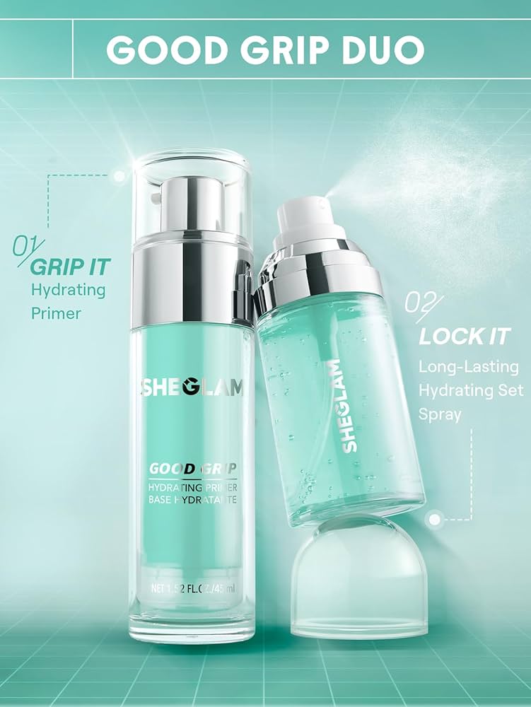 Good grip hydrating prime and setting spray