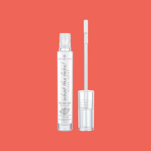 what the fake! Glass Shine  plumping lip filler  transparent high shine finish