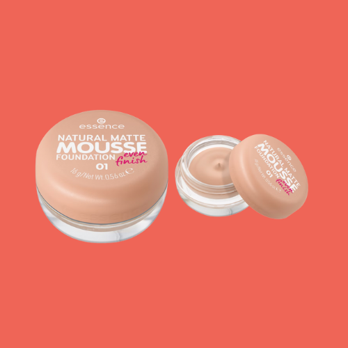 Essence Natural Matte Mousse Foundation – Lightweight Matte Coverage