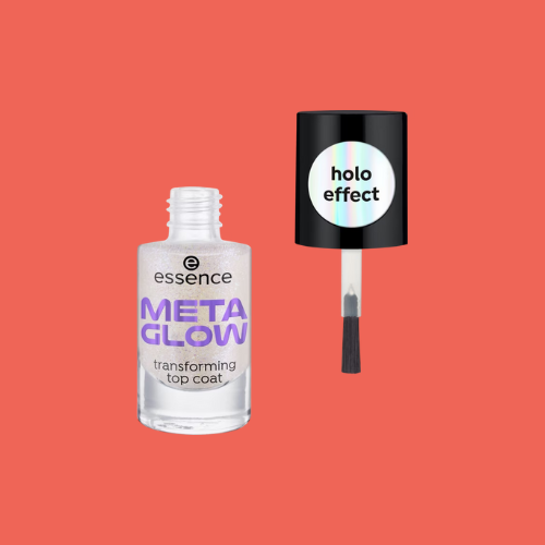 Essence Meta Glow Transforming Top Coat – Color-Shifting Iridescent Nail Finish