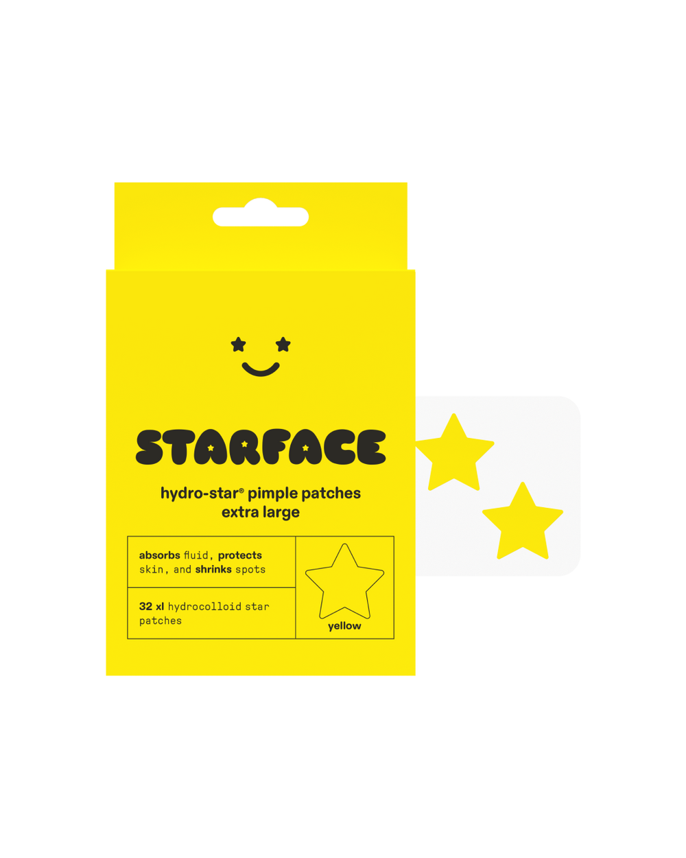 starface hydro star pimple patches 32 hydrocolloid star pieces